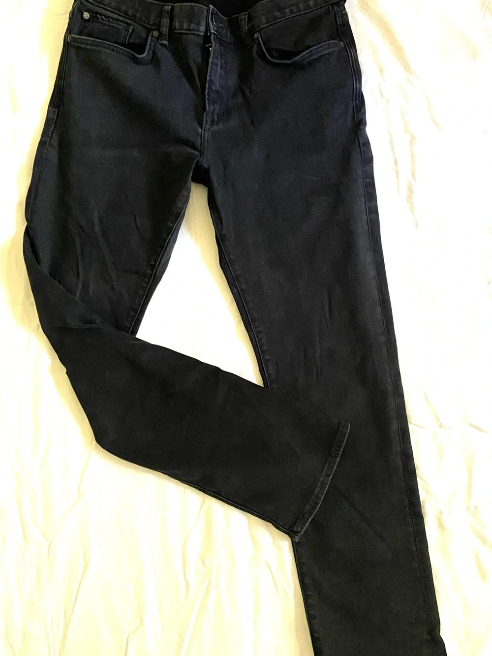 Banana Republic Men's Slim Straight Jeans in Black